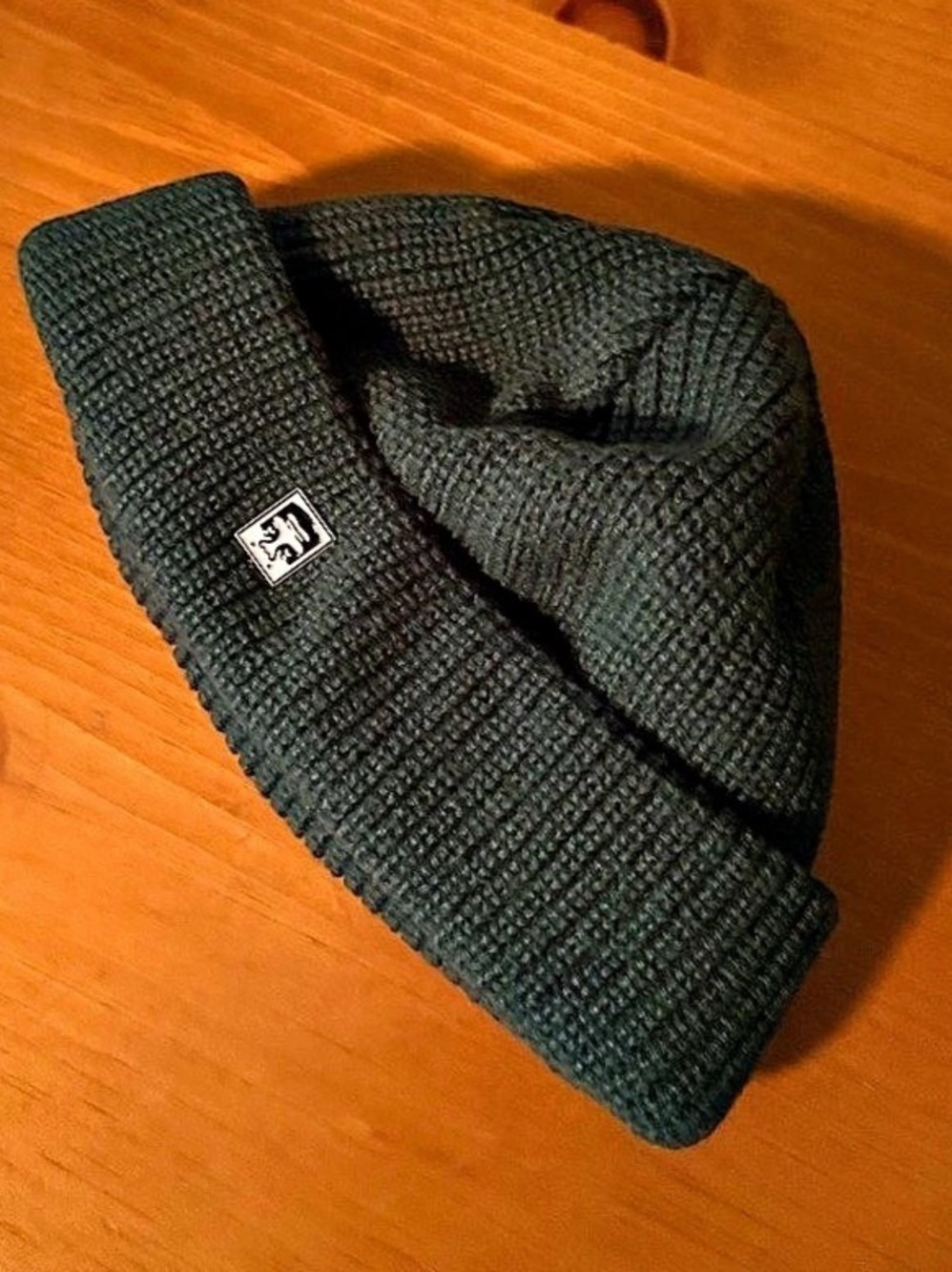 Obey Icon Patch Cuff Beanie Green
